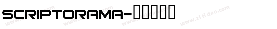 Scriptorama字体转换