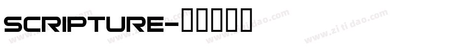Scripture字体转换