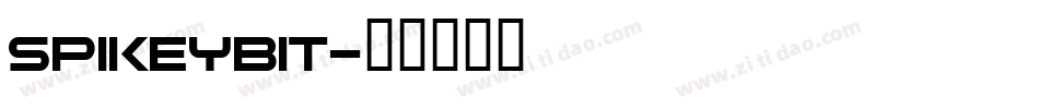 SpikeyBit字体转换