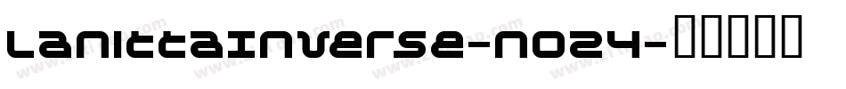 LanittaInverse-nO24字体转换