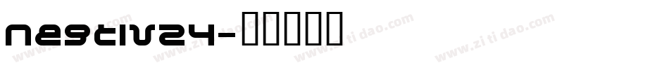 Negtiv24字体转换