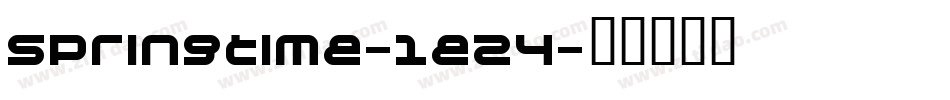 Springtime-1e24字体转换