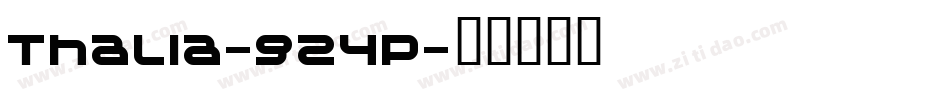 Thalia-g24p字体转换
