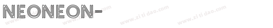 Neoneon字体转换