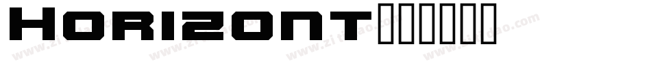 Horizont字体转换