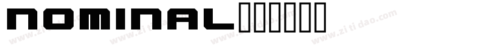 nominal字体转换