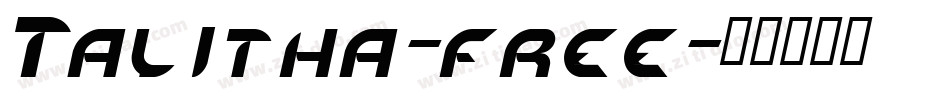 Talitha-free字体转换