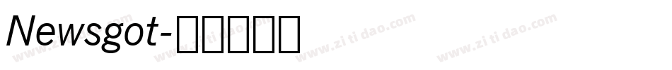 Newsgot字体转换