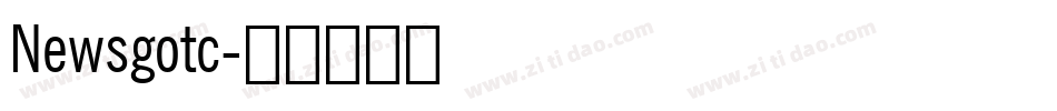 Newsgotc字体转换