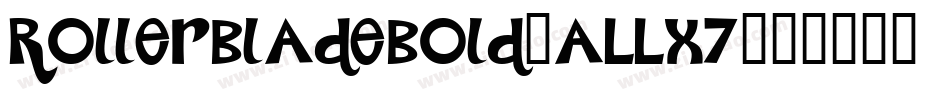 RollerBladeBold-ALLX7字体转换