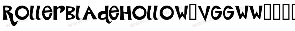 RollerBladeHollow-VGGww字体转换