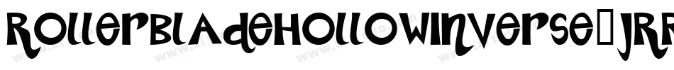 RollerBladeHollowInverse-JRRlx字体转换