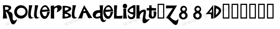 RollerBladeLight-z884D字体转换