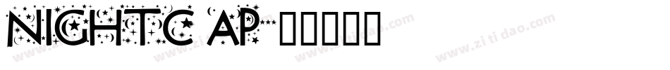 NIGHTCAP字体转换