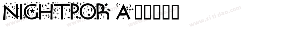 NIGHTPORA字体转换