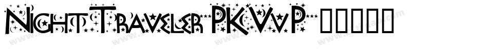 NightTraveler-PKVvP字体转换