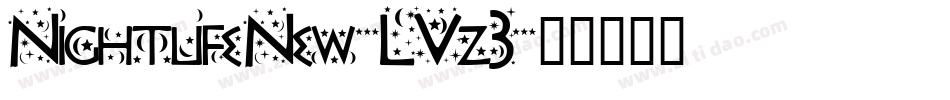NightlifeNew-LVz3字体转换