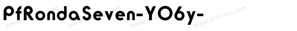 PfRondaSeven-YO6y字体转换