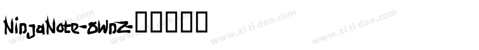 NinjaNote-8WnZ字体转换