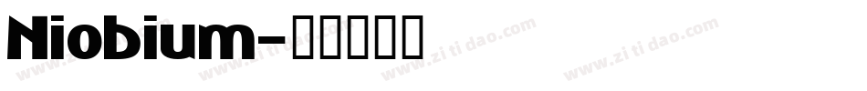 Niobium字体转换