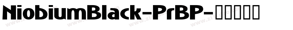 NiobiumBlack-PrBP字体转换