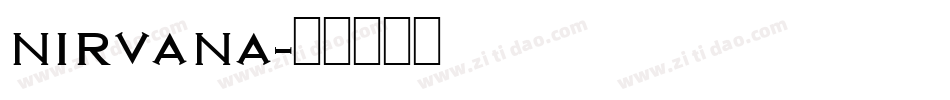 NIRVANA字体转换