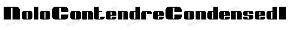 NoloContendreCondensedItal-rLgx字体转换
