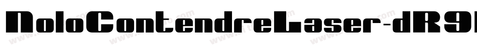 NoloContendreLaser-dR9l字体转换