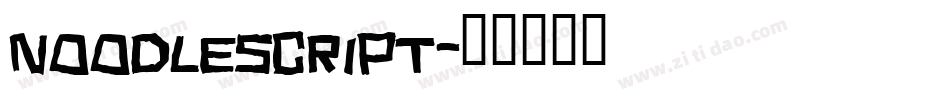 NoodleScript字体转换