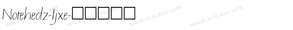 Notehedz-1jxe字体转换