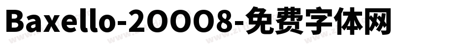 Baxello-2OOO8字体转换