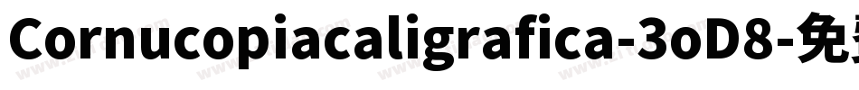 Cornucopiacaligrafica-3oD8字体转换