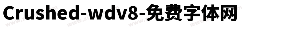 Crushed-wdv8字体转换