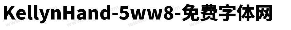 KellynHand-5ww8字体转换