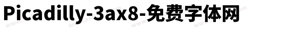 Picadilly-3ax8字体转换