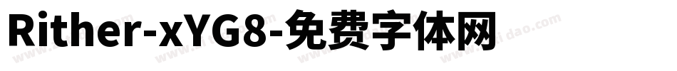 Rither-xYG8字体转换
