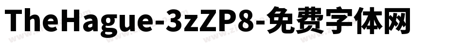 TheHague-3zZP8字体转换