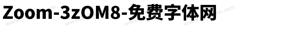 Zoom-3zOM8字体转换