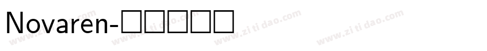 Novaren字体转换