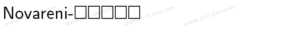 Novareni字体转换