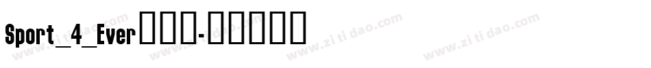 Sport_4_Ever手机版字体转换