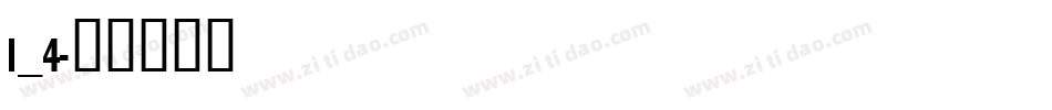 l_4字体转换