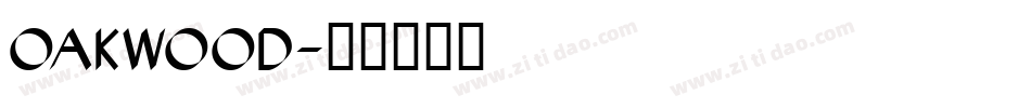 OAKWOOD字体转换