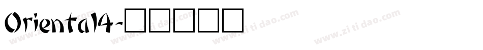Oriental4字体转换
