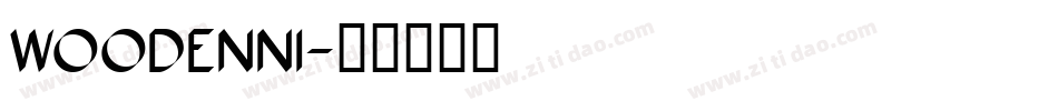 WOODENNI字体转换