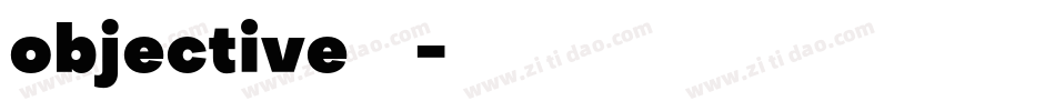 objective字体字体转换