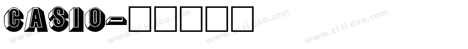 Casio字体转换