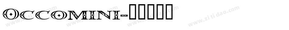 Occomini字体转换