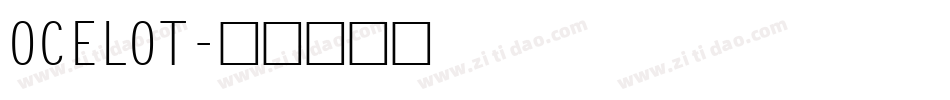 OCELOT字体转换