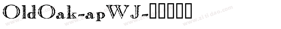 OldOak-apWJ字体转换
